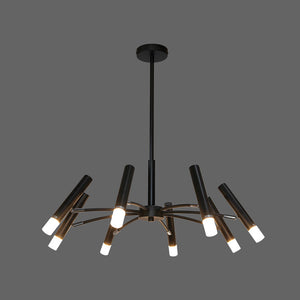 K.LIGHT - 8 LIGHT OCTOPUS BLACK LED PENDANT- 3E-KLCH-1044/8