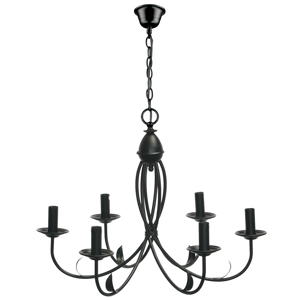 BRIGHTSTAR CH075/6 BLACK CHANDELIER