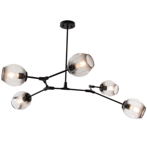 BRIGHTSTAR CH264/5 BLACK CHANDELIER