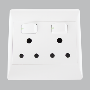 BRIGHTSTAR 4X4 DOU SOCKET WHITE EPL321