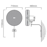 EUROLUX F28 WALL FAN