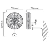 EUROLUX F34 WALL FAN