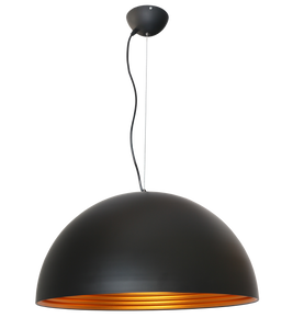 K.LIGHT DOME METAL PENDANT - H-KLCH5005-60/BL OR H-KLCH5005-60/WH