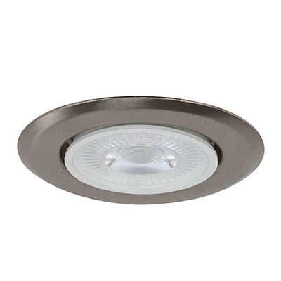 RADIANT AJ10-SC D/LIGHT 230V 50W PAR16 STEEL SATIN CHROME C/O 65MM